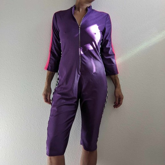 Purple Costume Jumpsuit - M - Picture 1 of 5